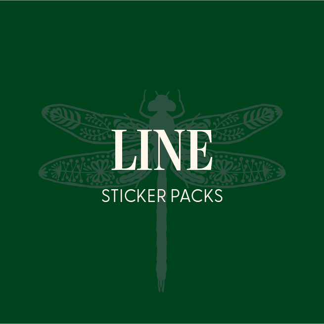 LINE Sticker Pack by Yenty Jap, Eastern Spring
