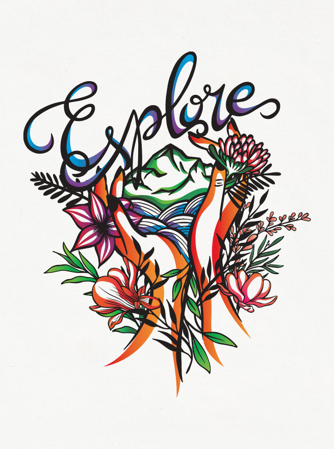Eastern Spring Co Lettering art - Explore